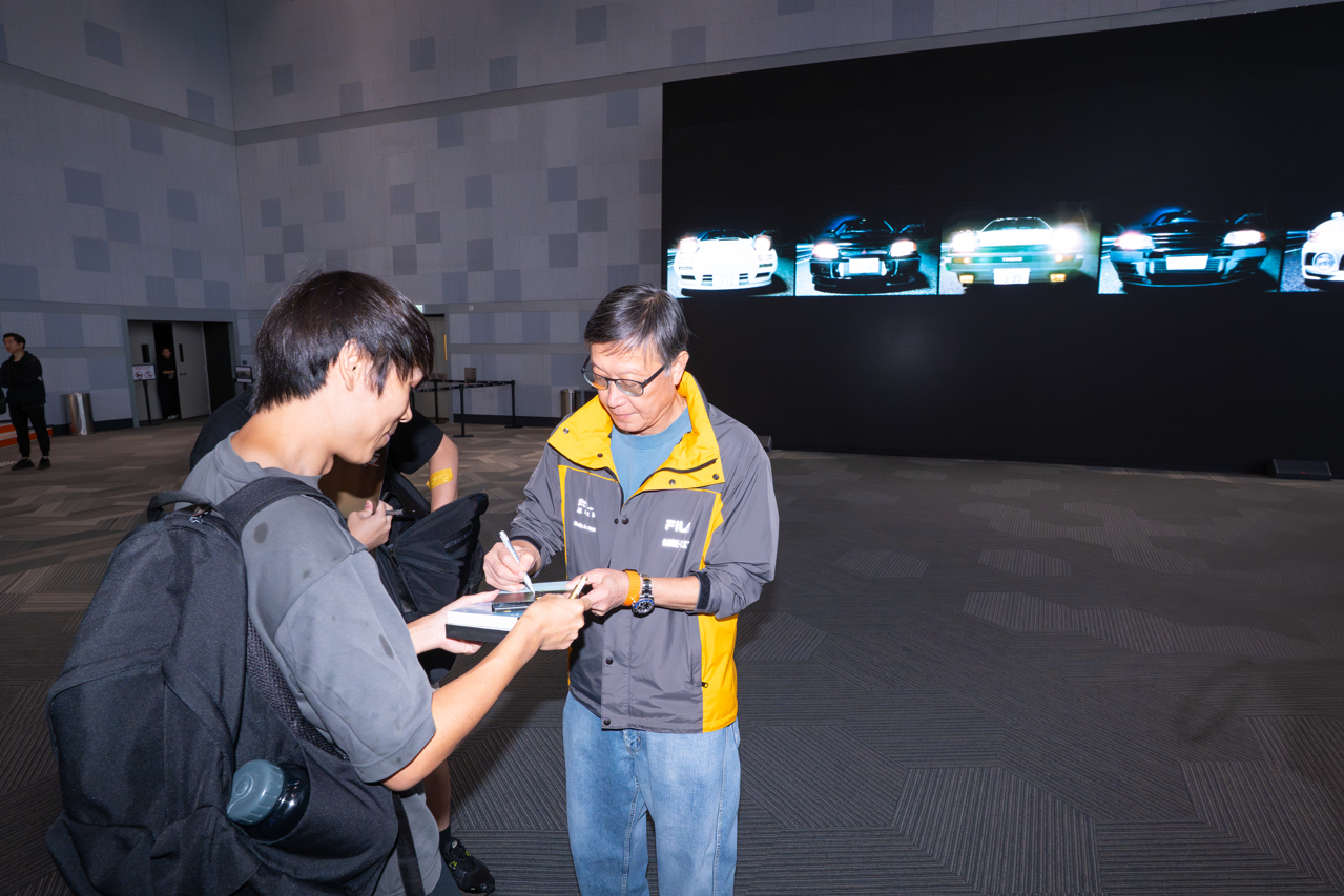 一班影迷到邵氏影城欣賞《頭文字D》4K修復杜比全景聲版本。