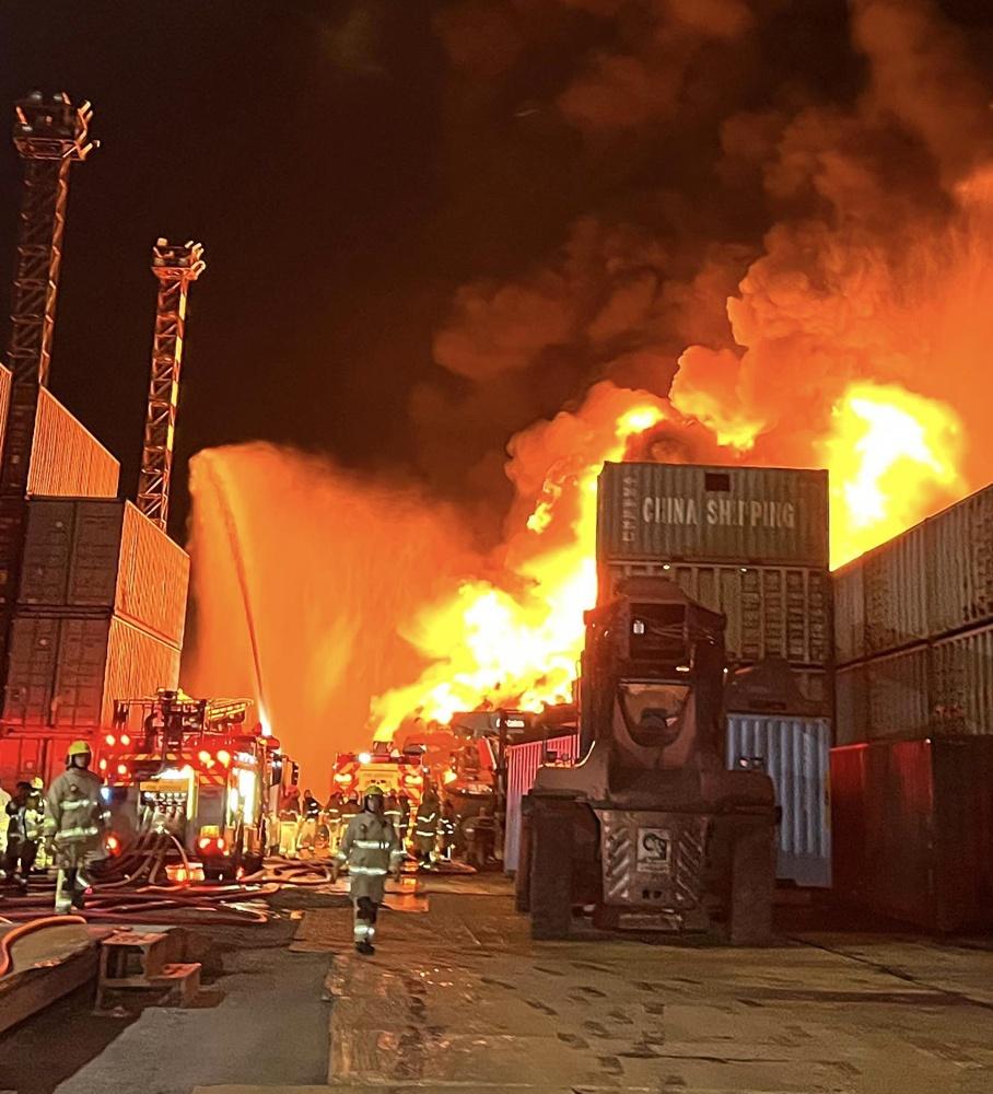 消防處清晨發出特別火警通知。(FB/香港消防處)