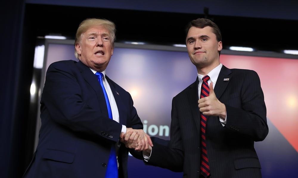 柯克為特朗普支持者。(AP)