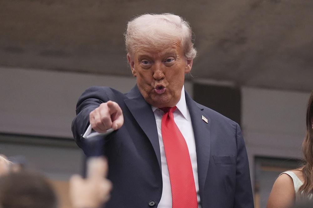 以巴衝突,特朗普向哈馬斯發最後警告,促接受停火條件。(AP)