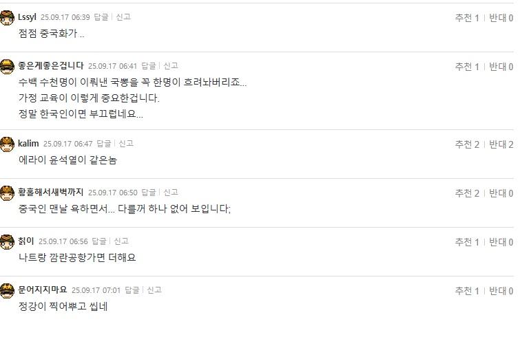 南韓網民:整天罵中國人,看來我們沒有甚麼分別。(Bobaedream)