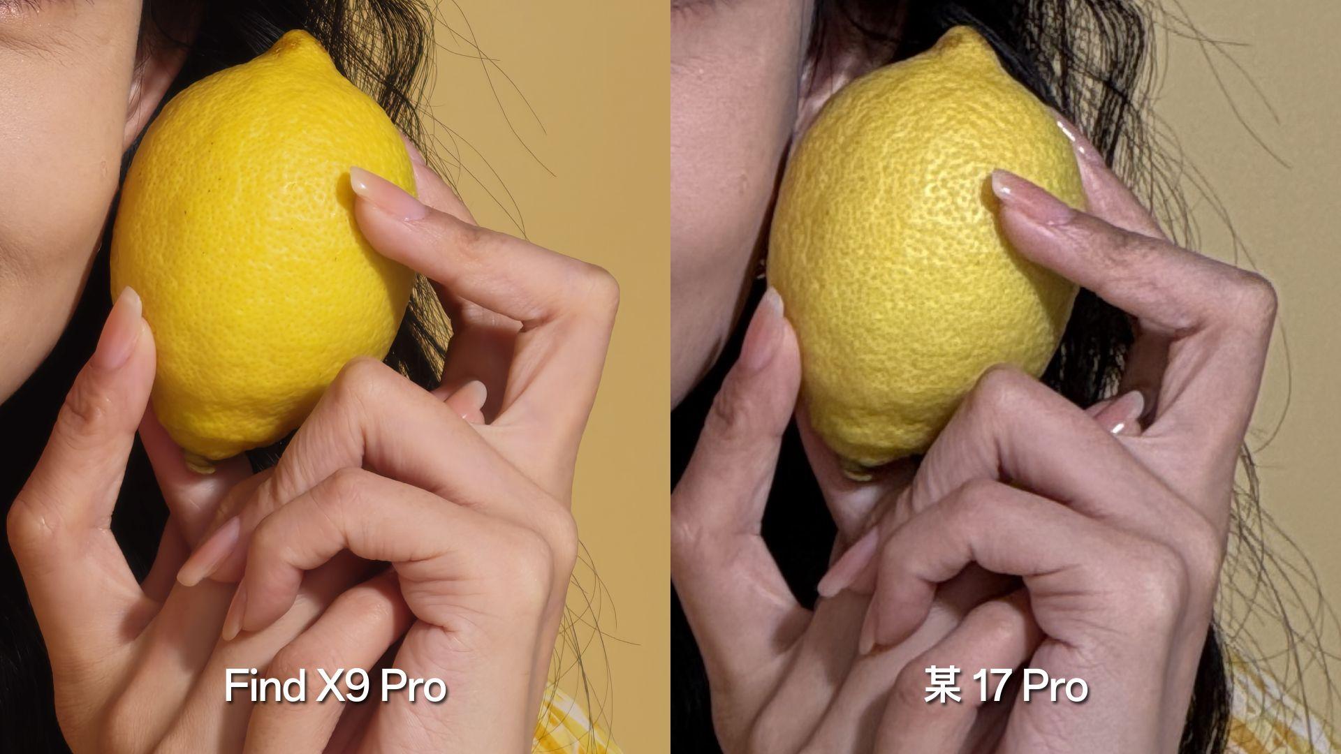 OPPO Find系列產品負責人周意保,較早前就上傳了以Find X9 Pro拍攝、一系列2億像素人像模式試拍相片,並用上挑戰手機色彩還原表現的大面積純色背景。