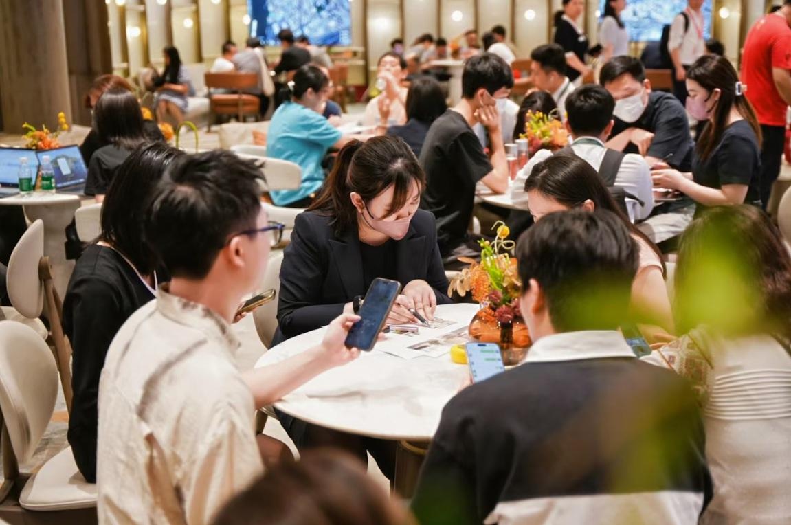 「新世界‧天馥」在銷展活動期間的訪客量按月大增1.3倍。(新世界提供)