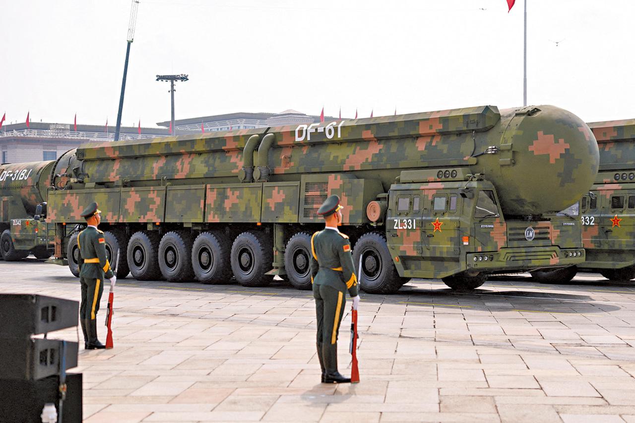 北京天安門廣場 九三閱兵 抗戰勝利80周年 東風-61