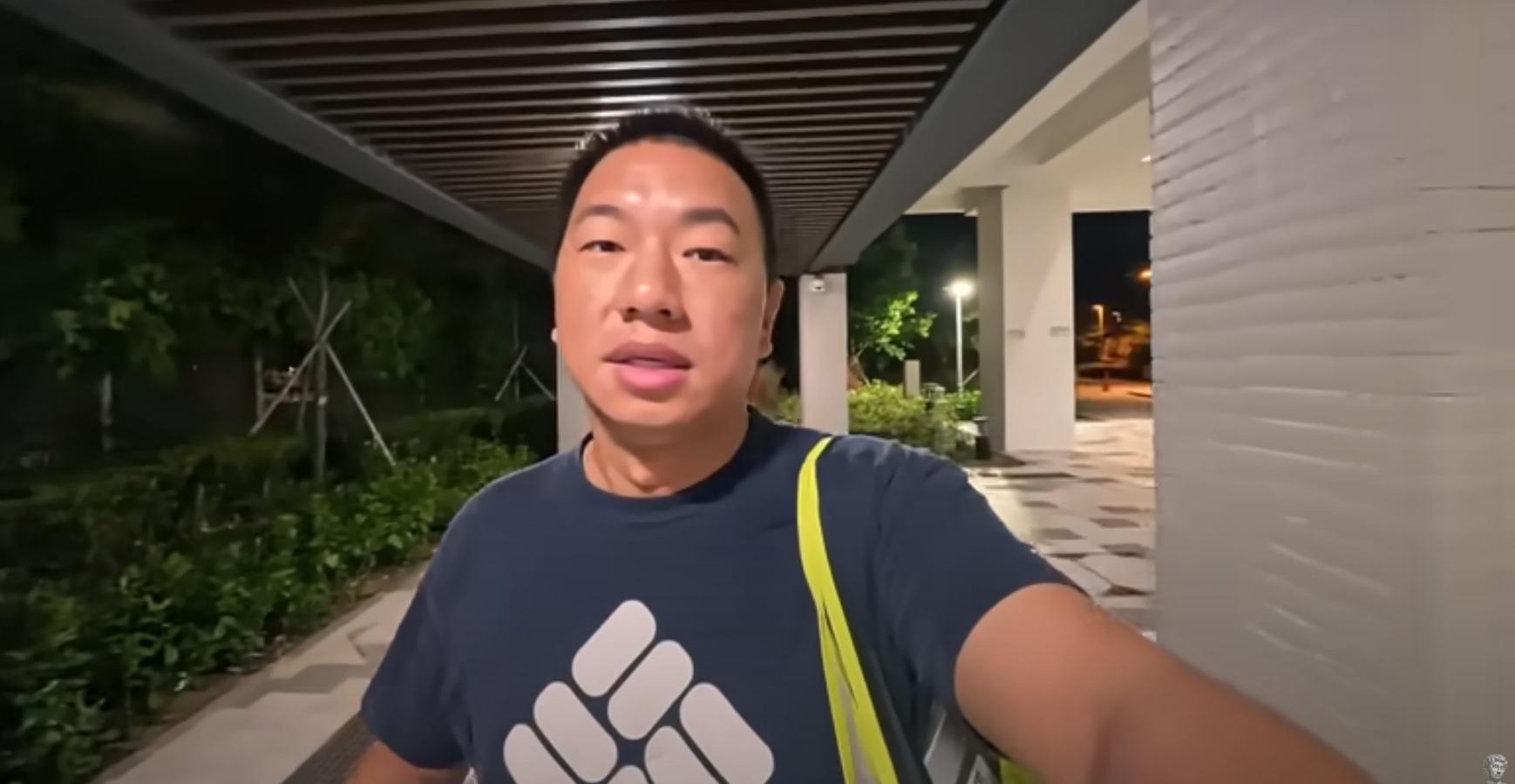 大衛近日回流已做的士司機。(大衛@YouTube截圖)