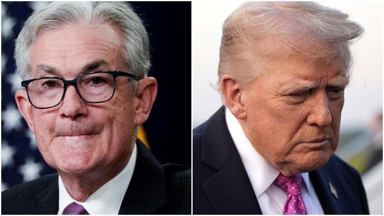 特朗普預計聯儲局本周將「大幅減息」,又批評現任聯儲局主席鮑威爾(左)不稱職。(資料圖片/AP)