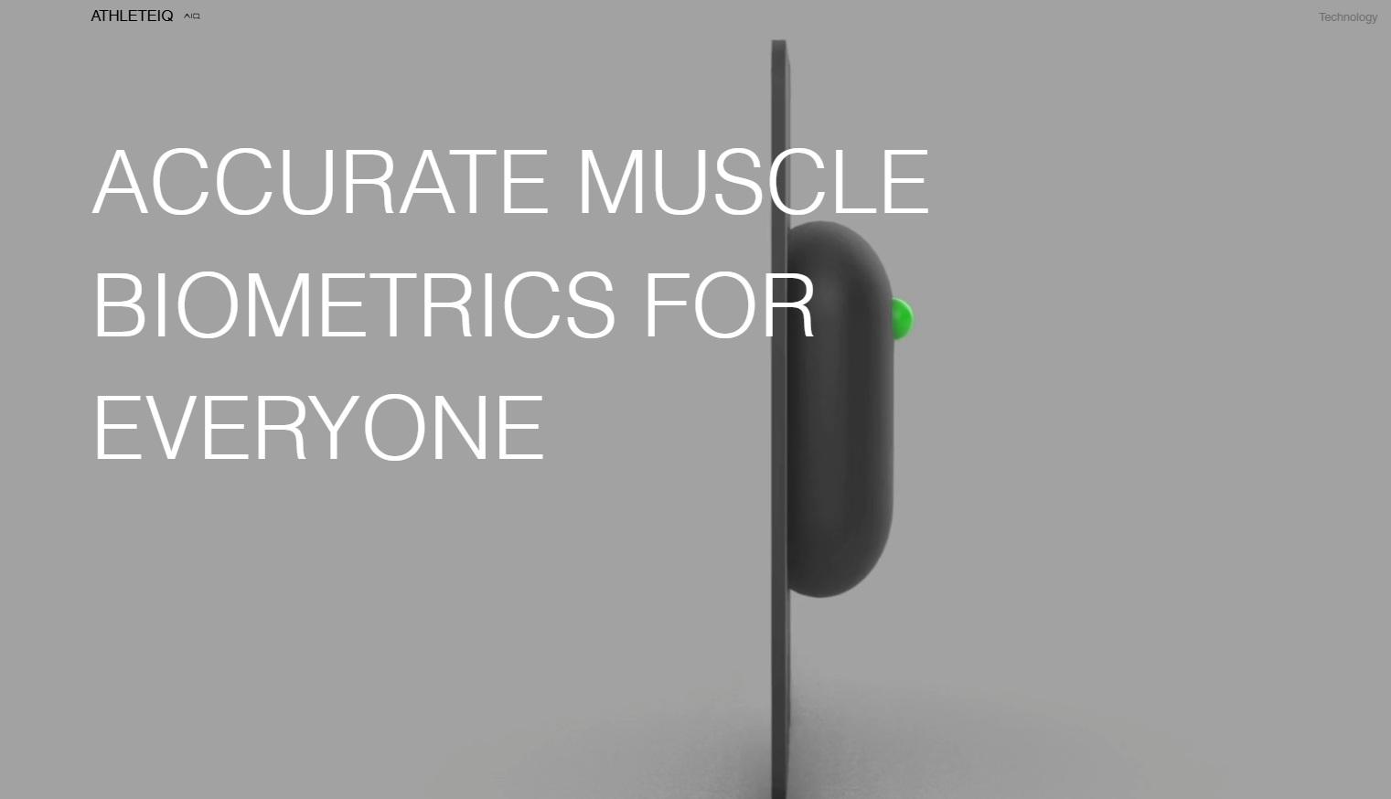 Sophie研發的AthleteIQ,只需將儀器貼近皮膚,就能實時監測肌肉疲勞。(AthleteIQ官網圖片)