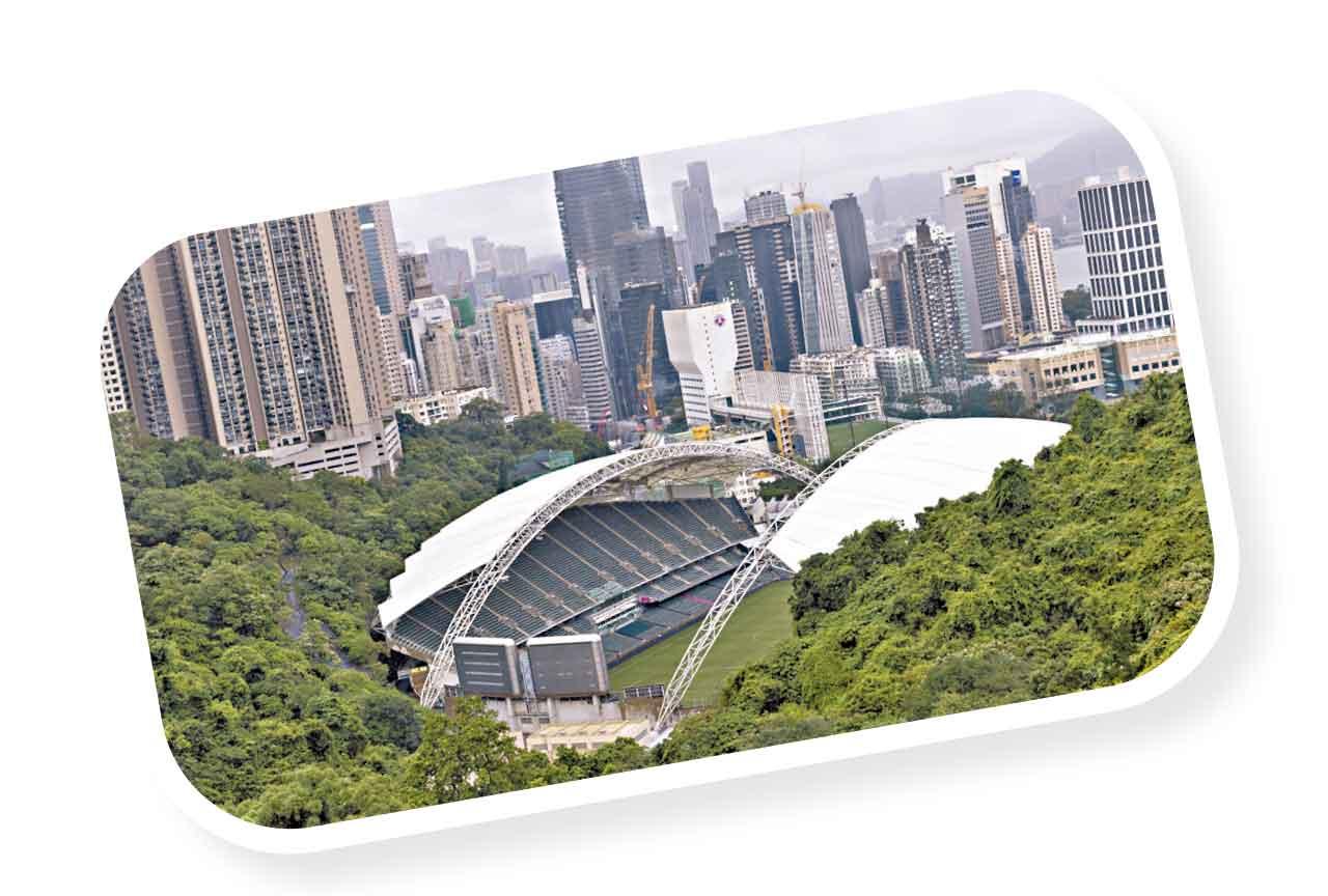 政府會檢討香港大球場的定位。