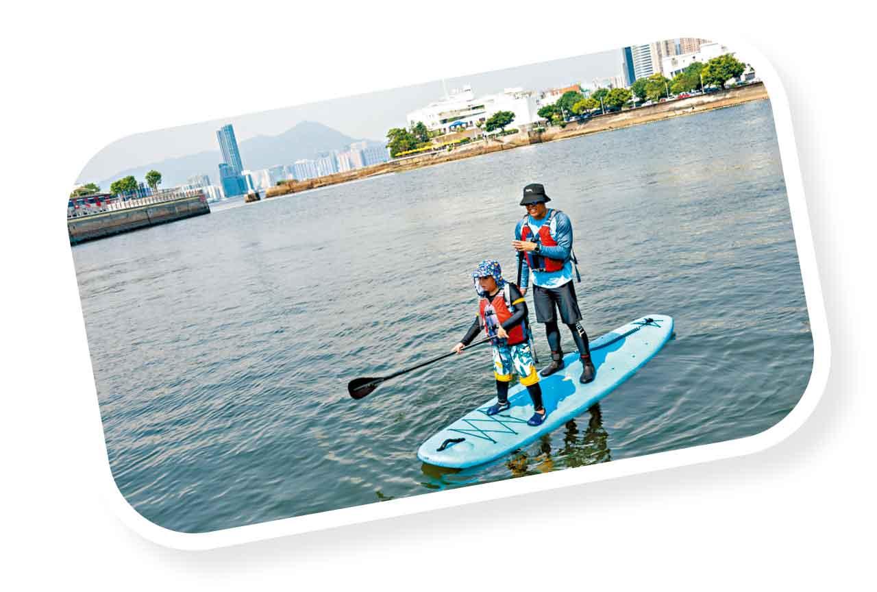 羅淑佩指不少市民對浮潛或直立板有興趣。