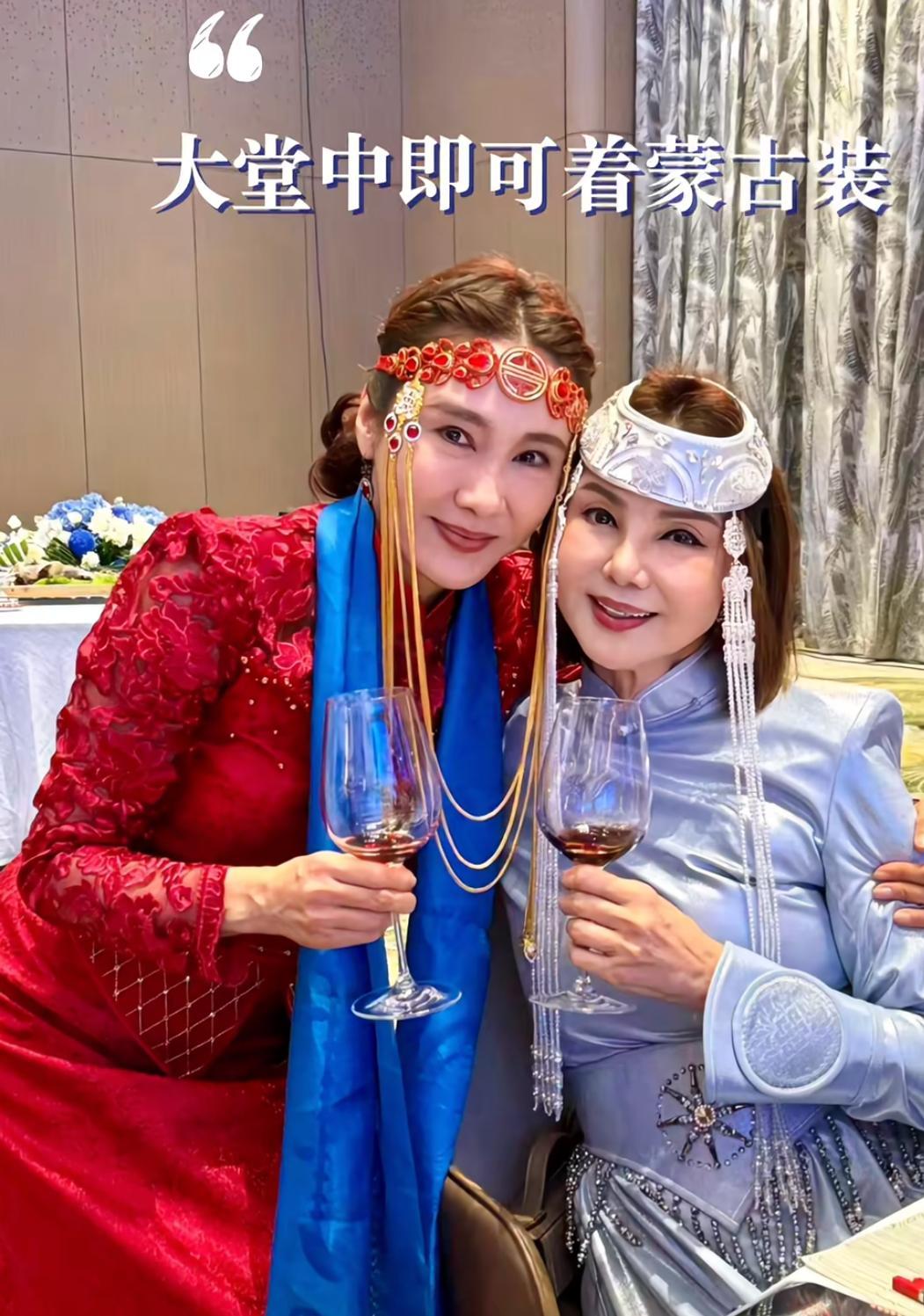 黎姿的最新狀態與24年前拍攝電視劇《倚天屠龍記》所飾演趙敏一角扮演蒙古紹敏郡主一樣