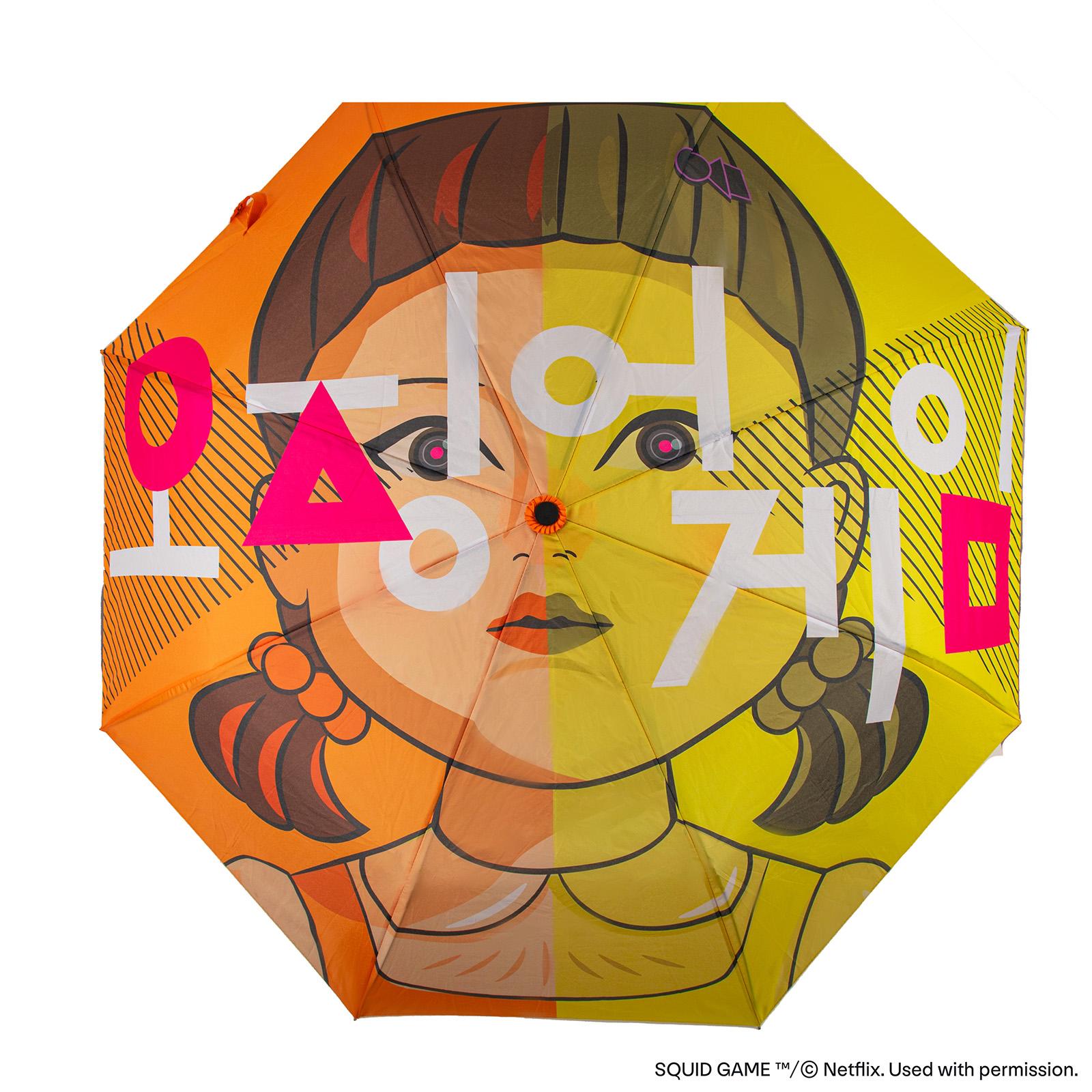 魷魚遊戲-英熙娃娃自動縮骨遮 $188/件