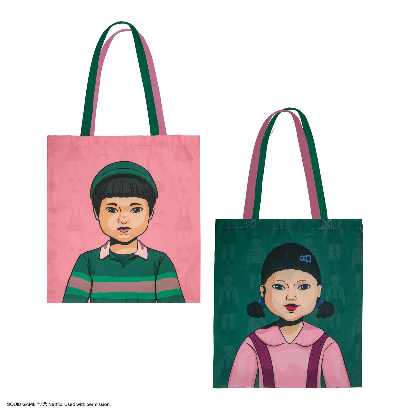 魷魚遊戲-英熙娃娃與哲秀手提包 $88/件