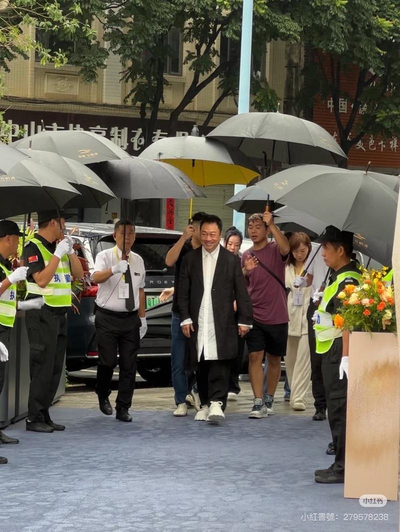 黎耀祥出席中山活動,大會嚴陣以待。