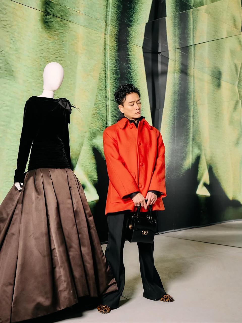 黃宗澤的造型被笑似阿媽去拜年。