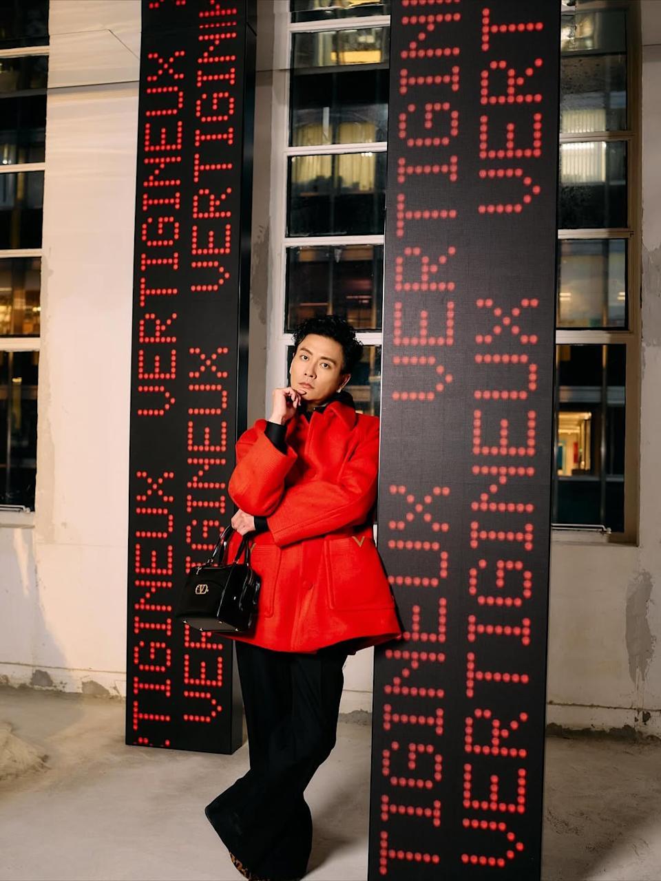 黃宗澤的造型被笑似阿媽去拜年。