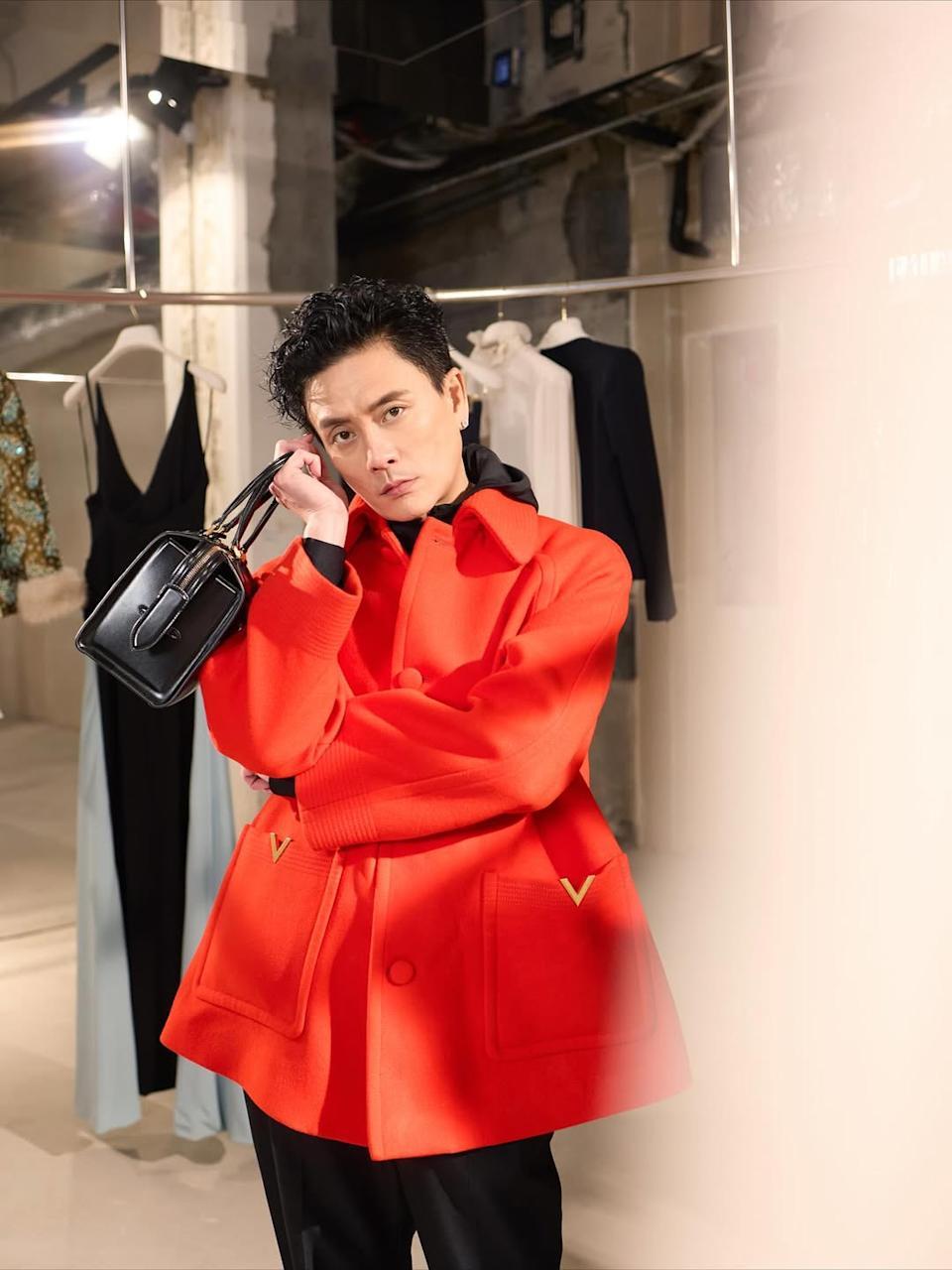 黃宗澤的造型被笑似阿媽去拜年。