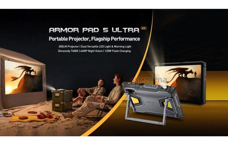 Ulefone Armor Pad 5系列平板登場 內建投影功能+20,000mAh大電量