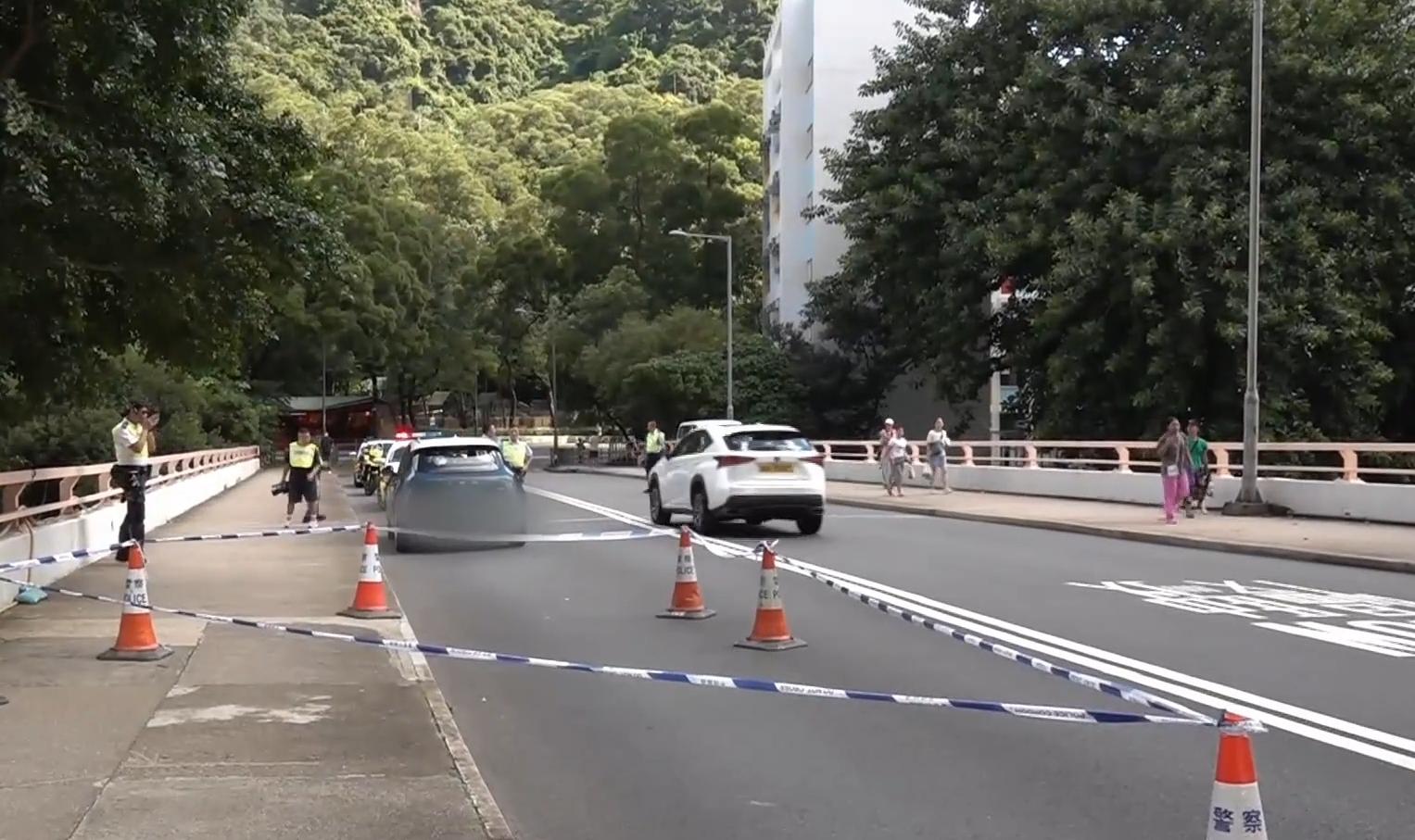 秀茂坪發生奪命交通意外。(有線電視新聞截圖)
