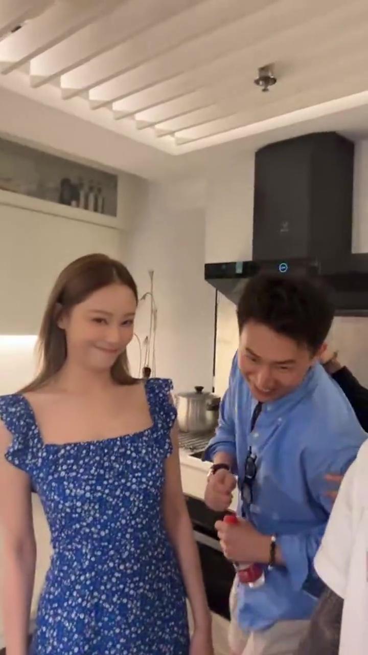 Sophie同GM配對成功後,接受娛樂新聞台訪問時依然好緊張。