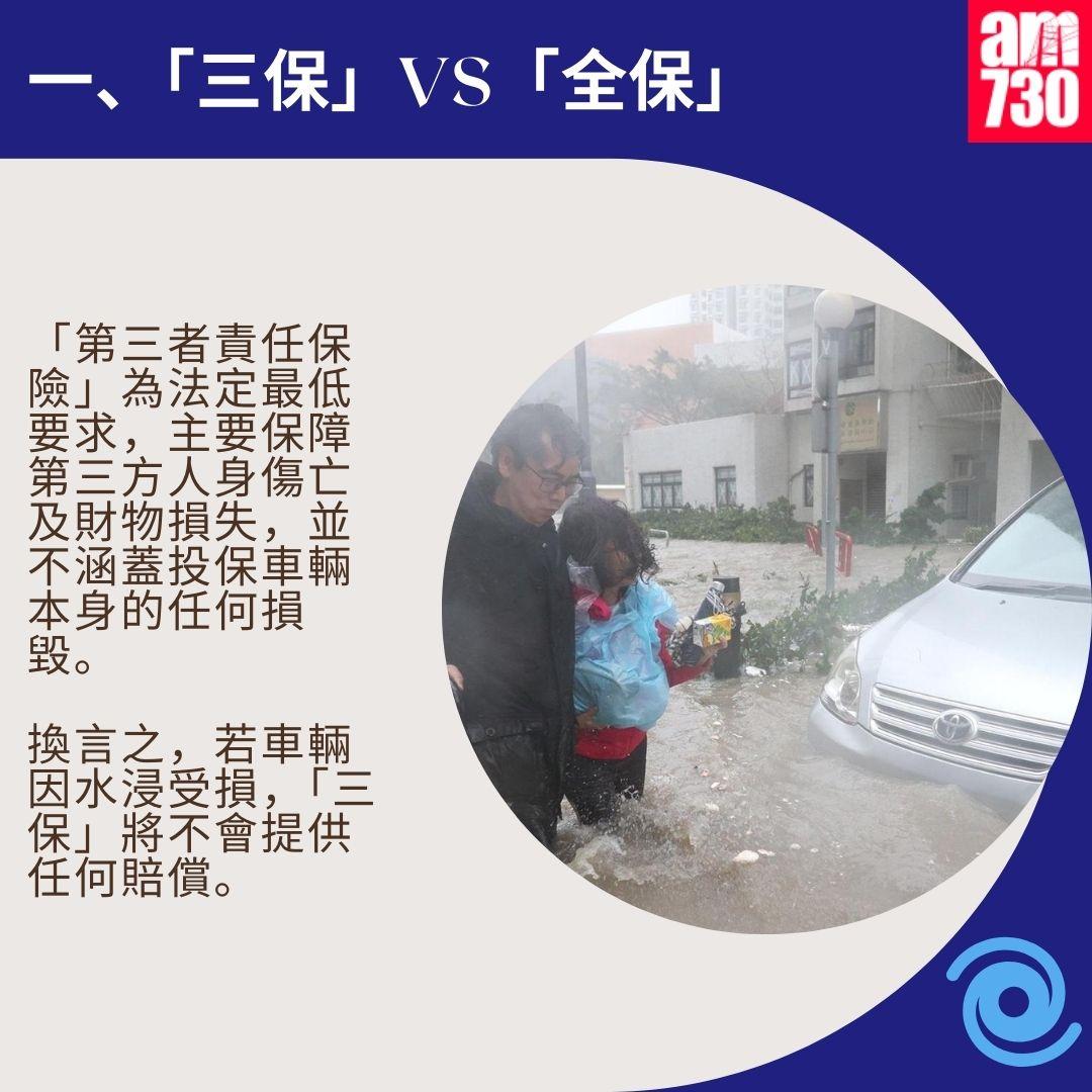 颱風|車保4大關鍵事項 打風水浸壞車點先有得賠?