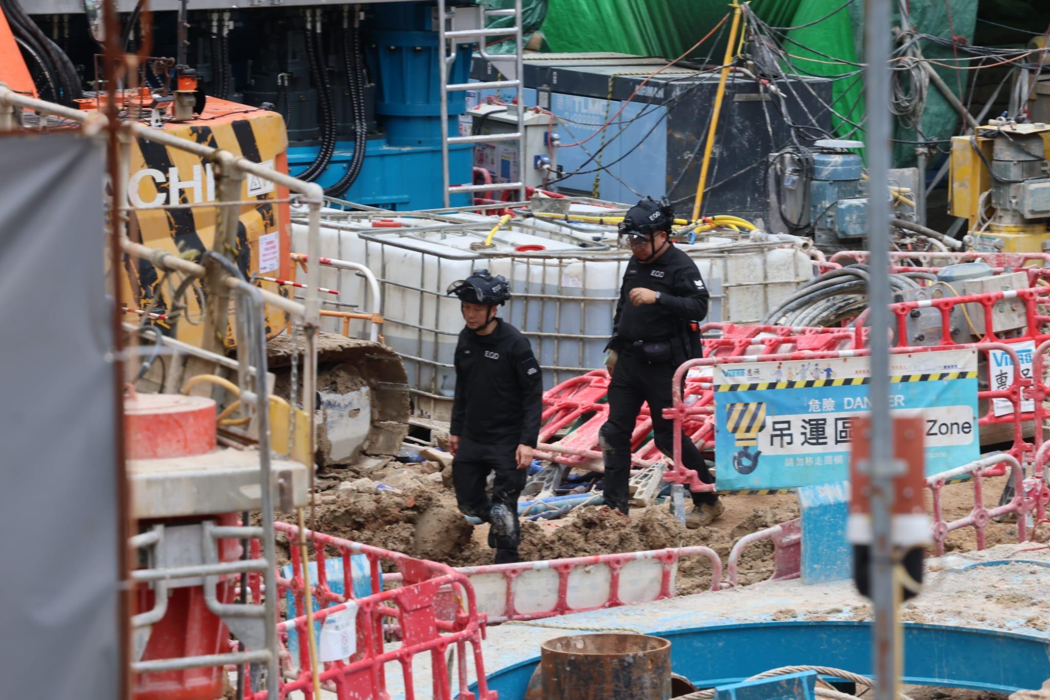 鰂魚涌濱海街地盤發現懷疑戰時炸彈