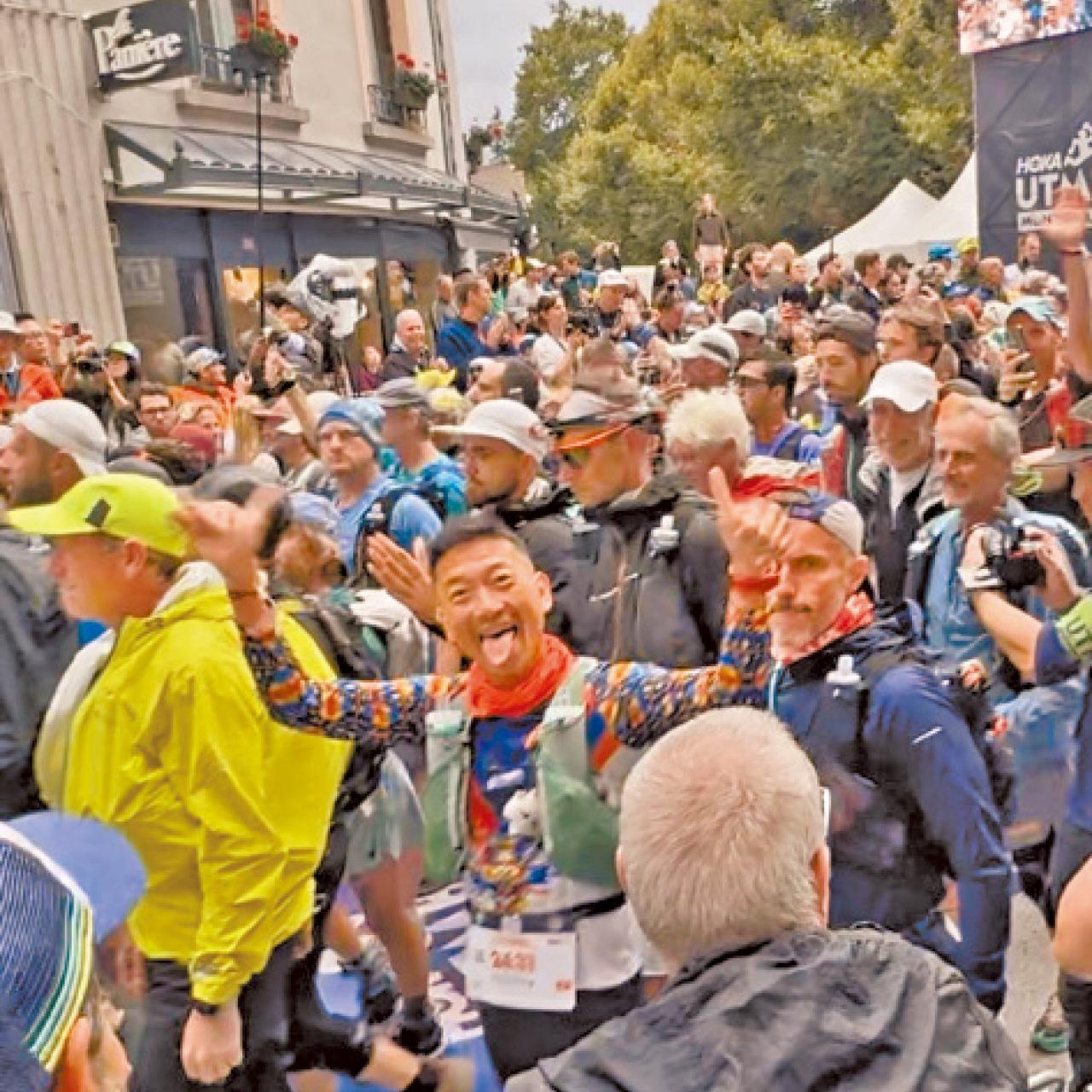 梁百行 UTMB 環白朗峰超馬