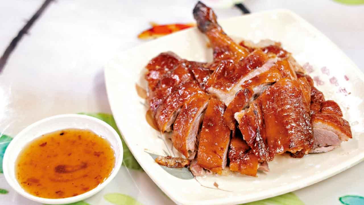 傅記燒鵝入口微甜,風味獨特,與眾不同。(例牌下庄$175)