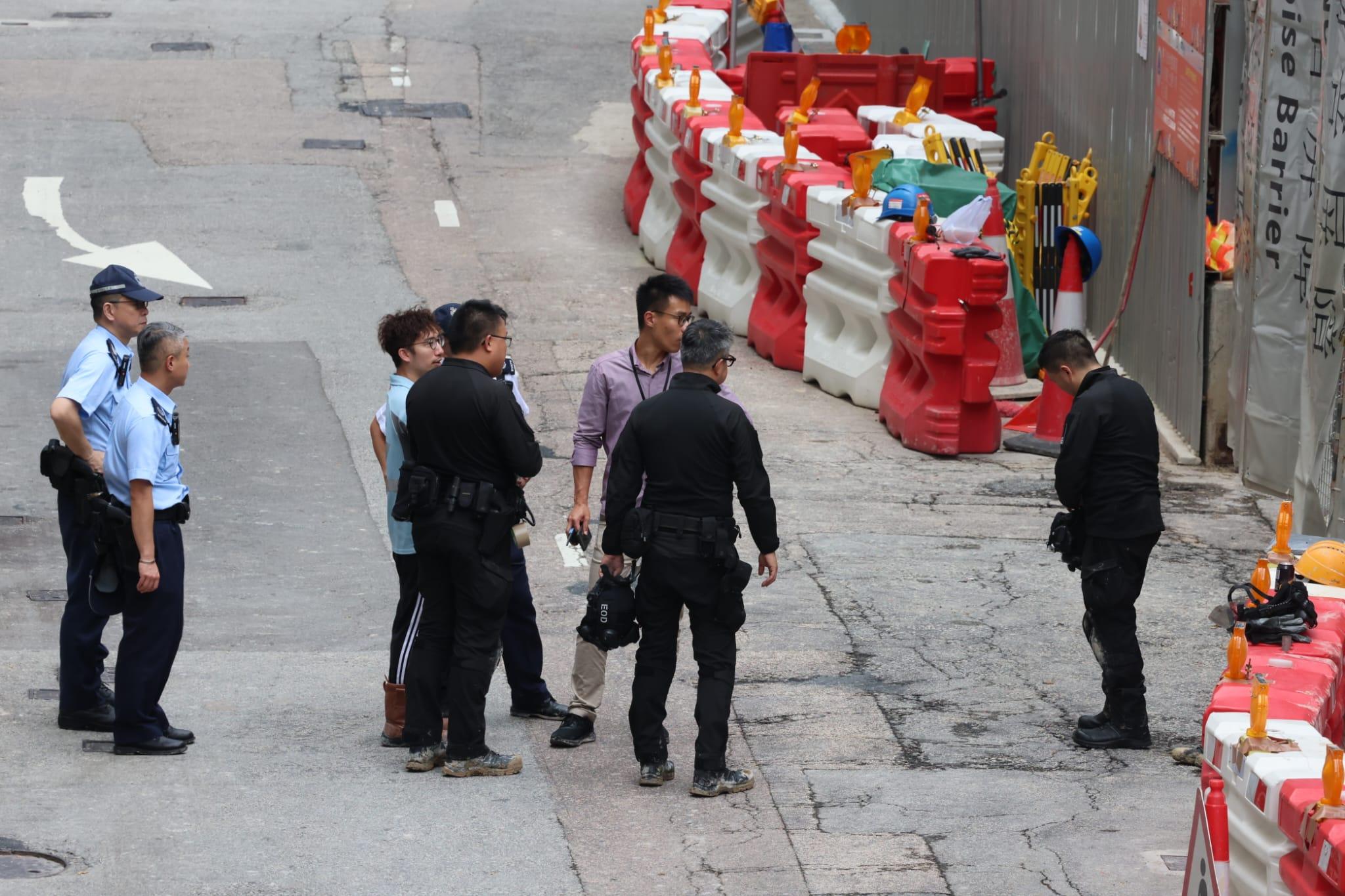 鰂魚涌濱海街地盤發現懷疑戰時炸彈