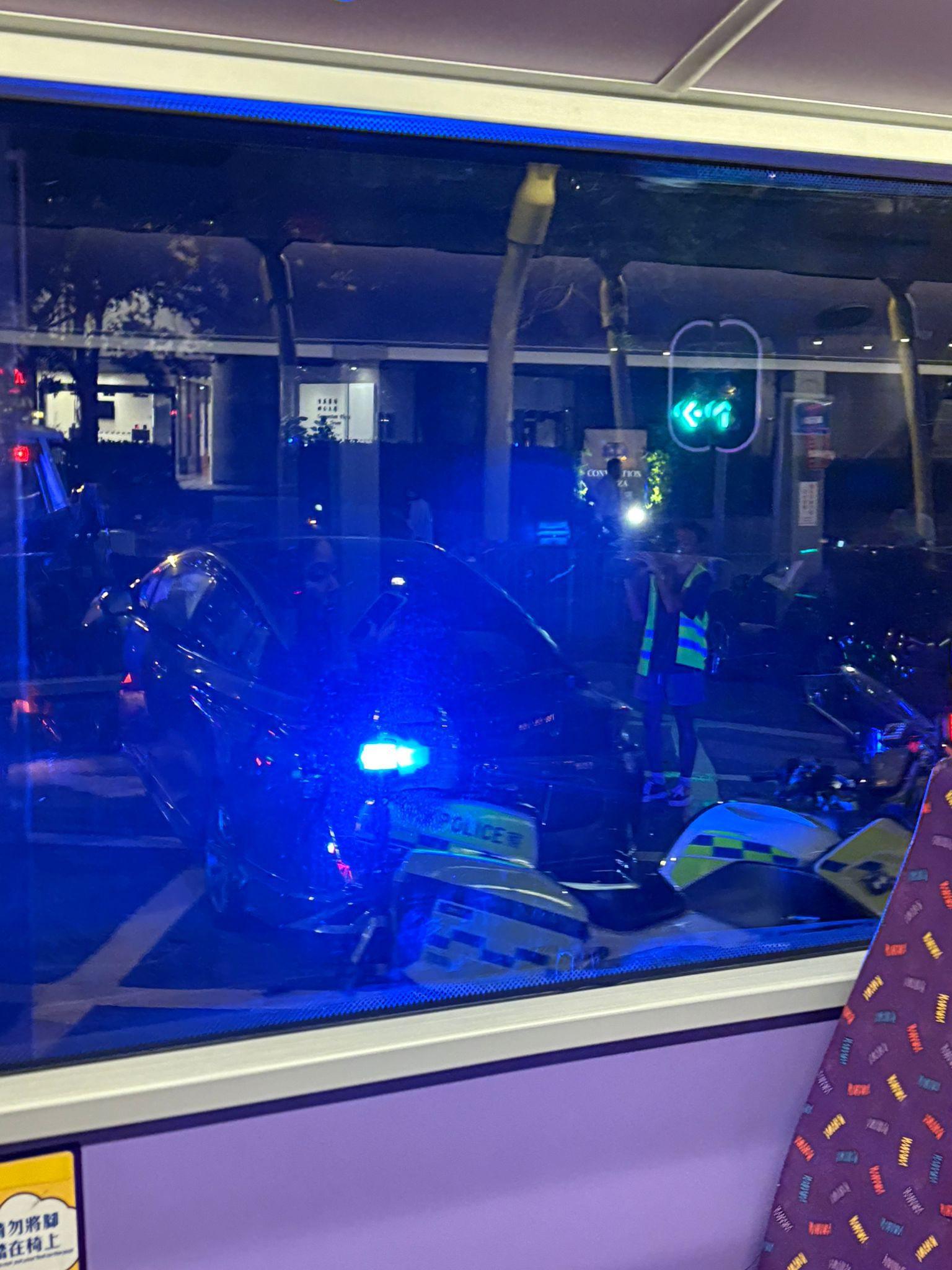 藝人葛民輝灣仔遇車禍無恙。(馬路的事討論區FB圖片)