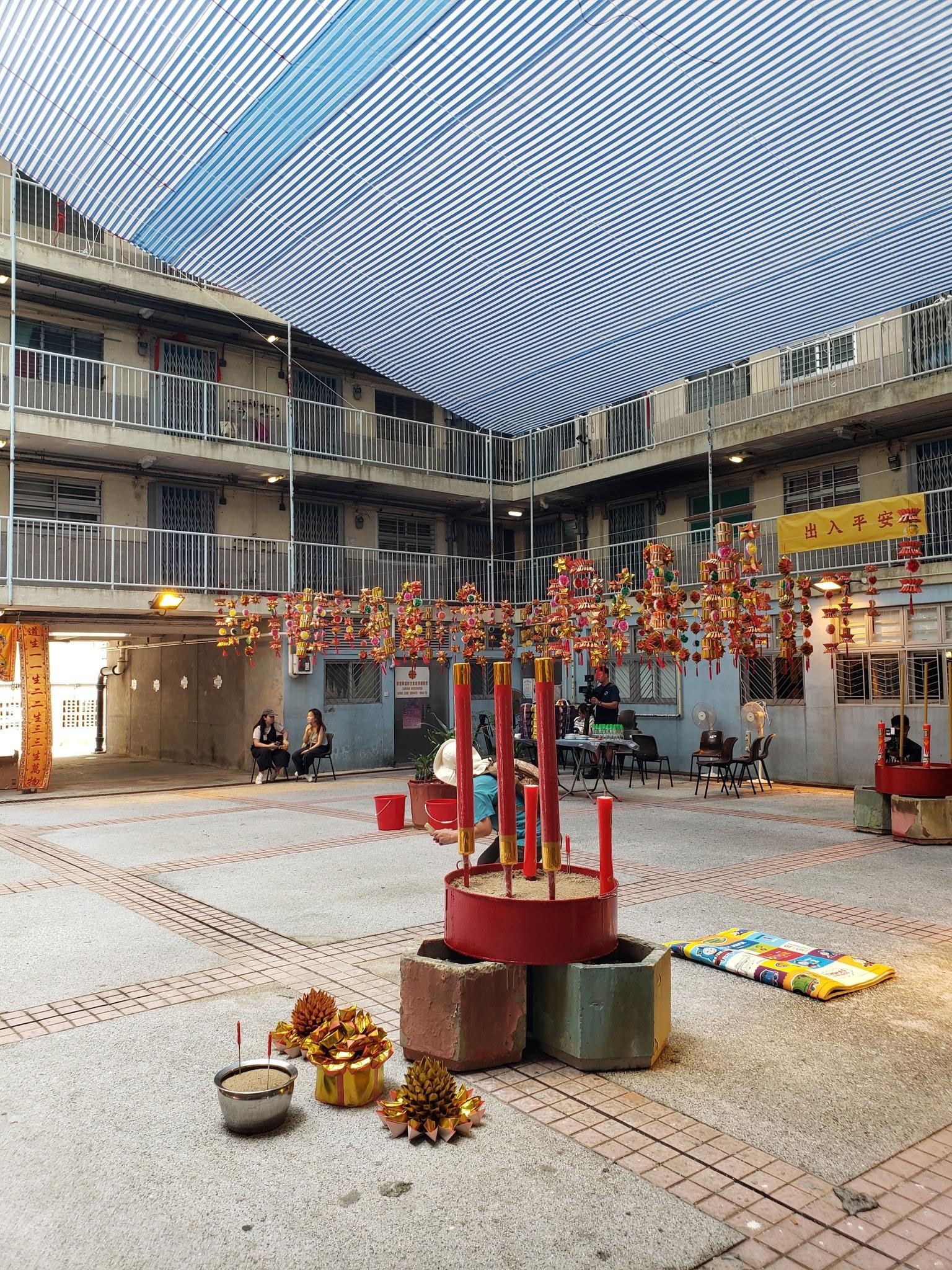 華富邨隔5年復辦盂蘭勝會,重建在即或成最後一屆。(華富生活Facebook)