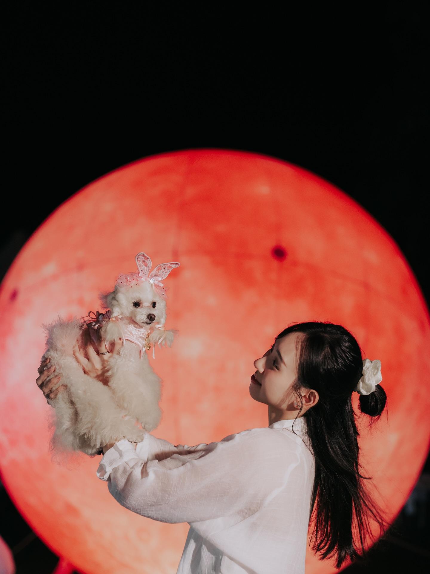 5米高月粉紅月亮。(取自Lake House FB圖片)