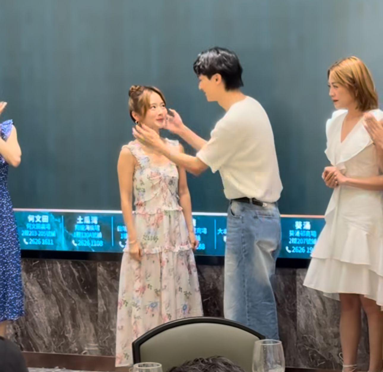 羅毓儀與林俊其配對成功。