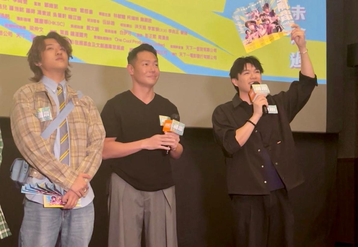 柯煒林驚喜現身《觸電》謝票場,看來精神不錯。