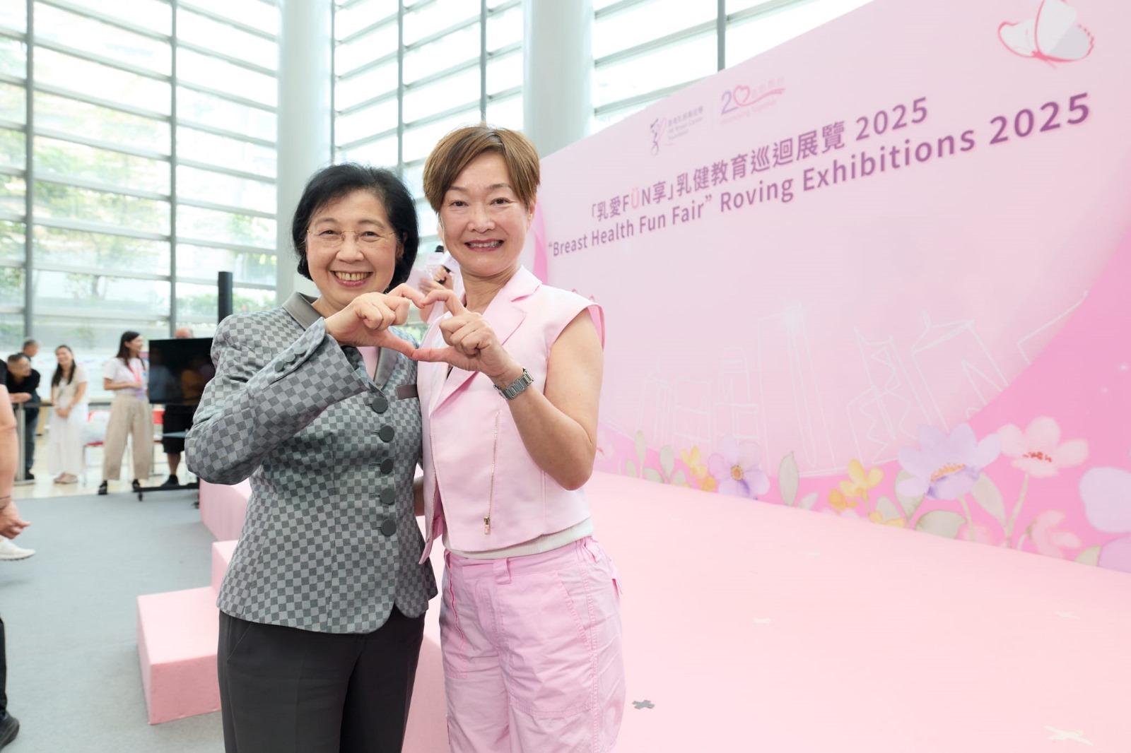 譚玉瑛一直保養得宜,活動後接受訪問時分享養生心得。