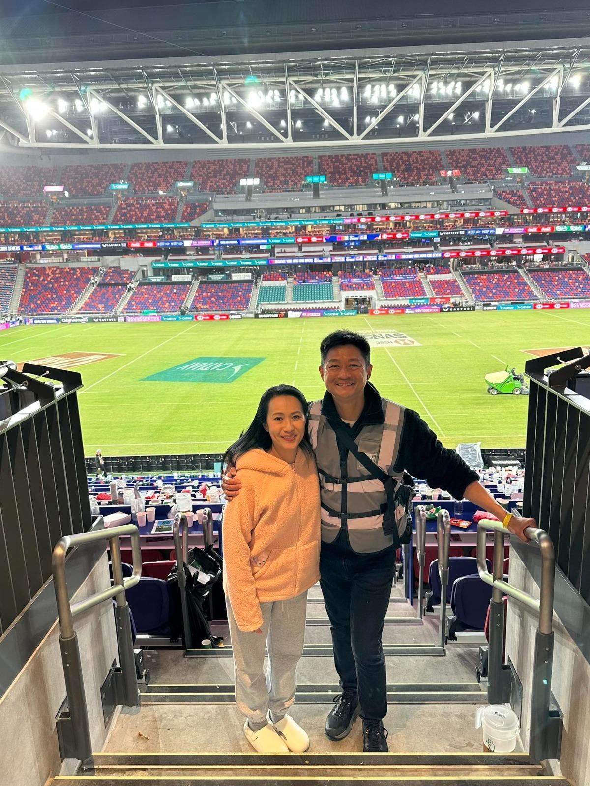 TVB綠葉楊證樺近年轉當保安,並為多個啟德體育園舉行的大型活動開工。