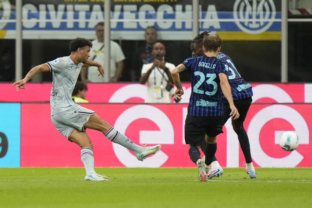 阿達的入球為烏甸尼斯反先2:1。(美聯社)