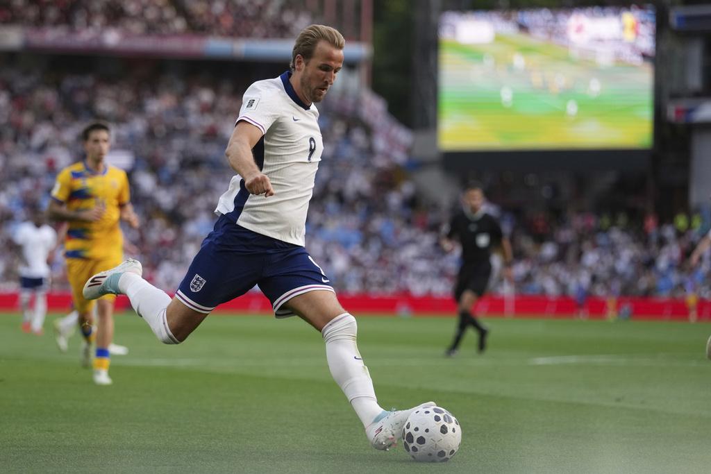 哈利卡尼(Harry Kane)為英格蘭必然正選。(美聯社)