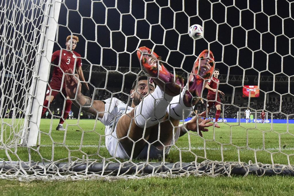 世界盃歐洲區外圍賽,葡萄牙在F組作客大炒亞美尼亞5:0,般奴費南迪斯沒有入球。(美聯社)