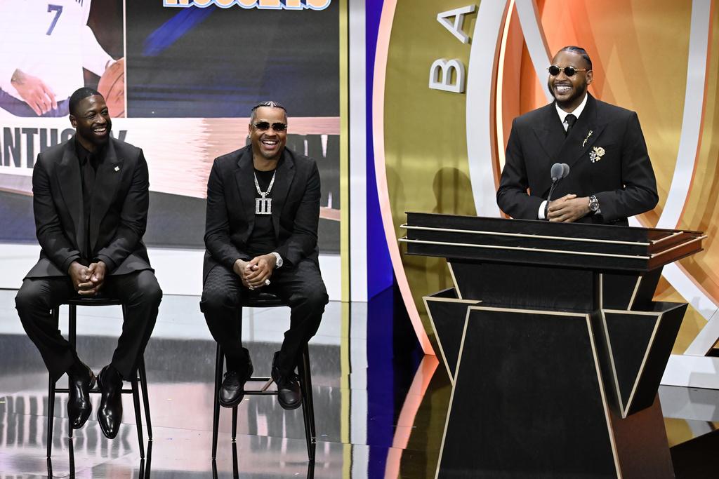 安東尼(Carmelo Anthony)近日更入選籃球名人堂。