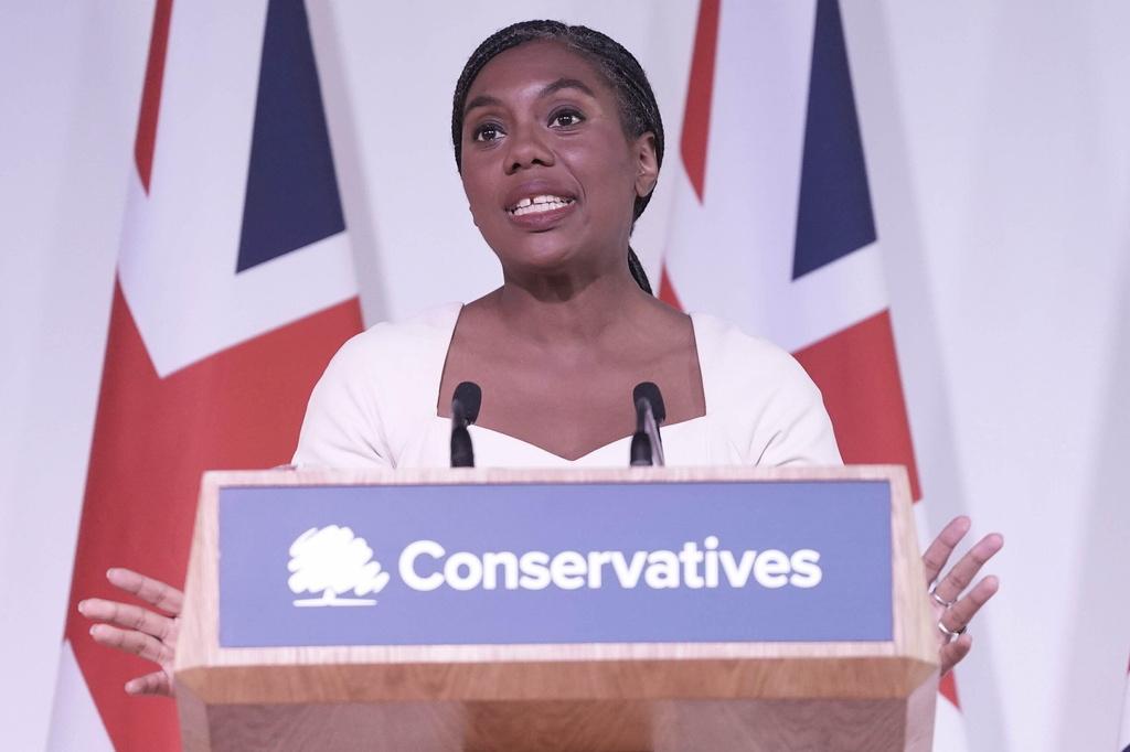 保守黨黨魁柏丹娜(Kemi Badenoch)。(美聯社)