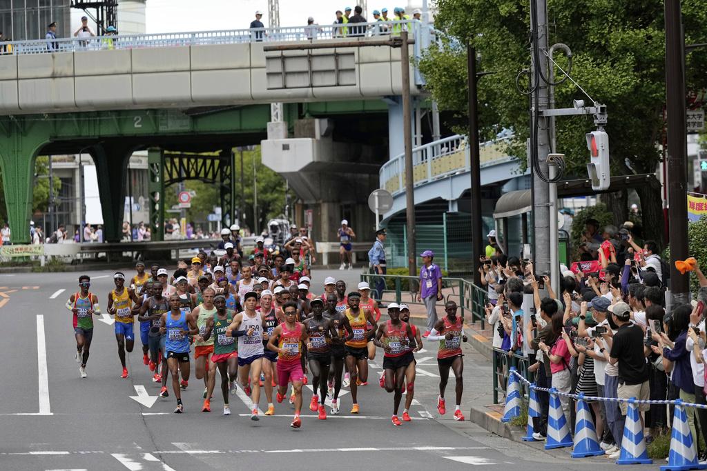 世錦賽馬拉松賽事在東京進行。(美聯社)