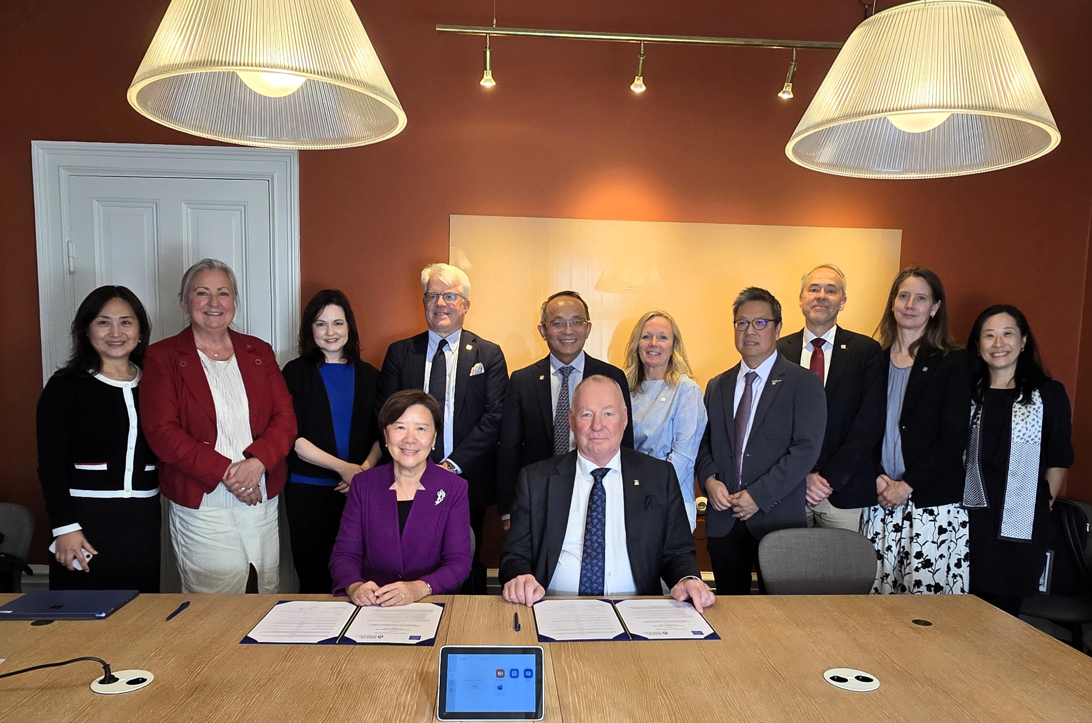 科大深化與瑞典合作。