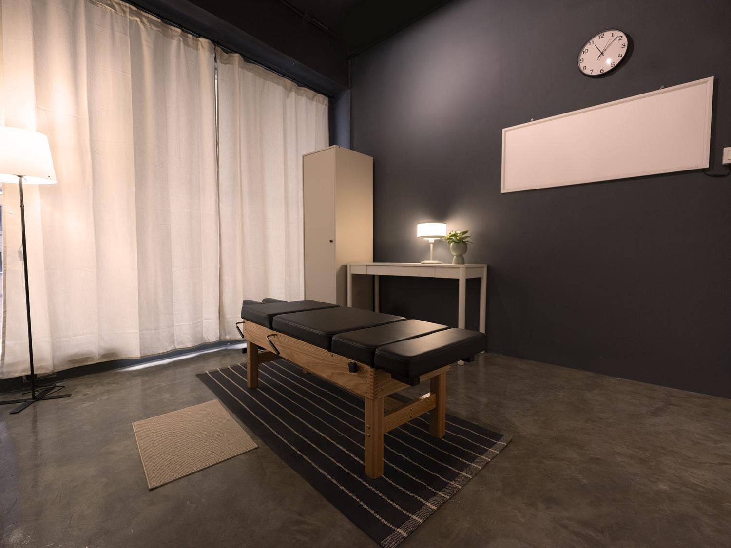 治療室環境溫暖舒適,太減求診時的緊張感。