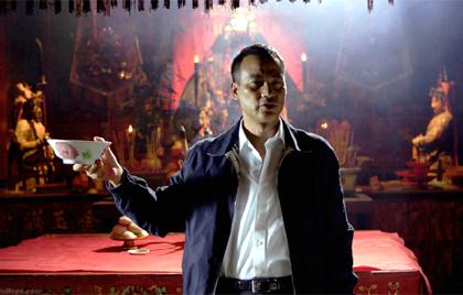 雖然杜琪峯缺席,但電影《黑社會》的放映如常進行。