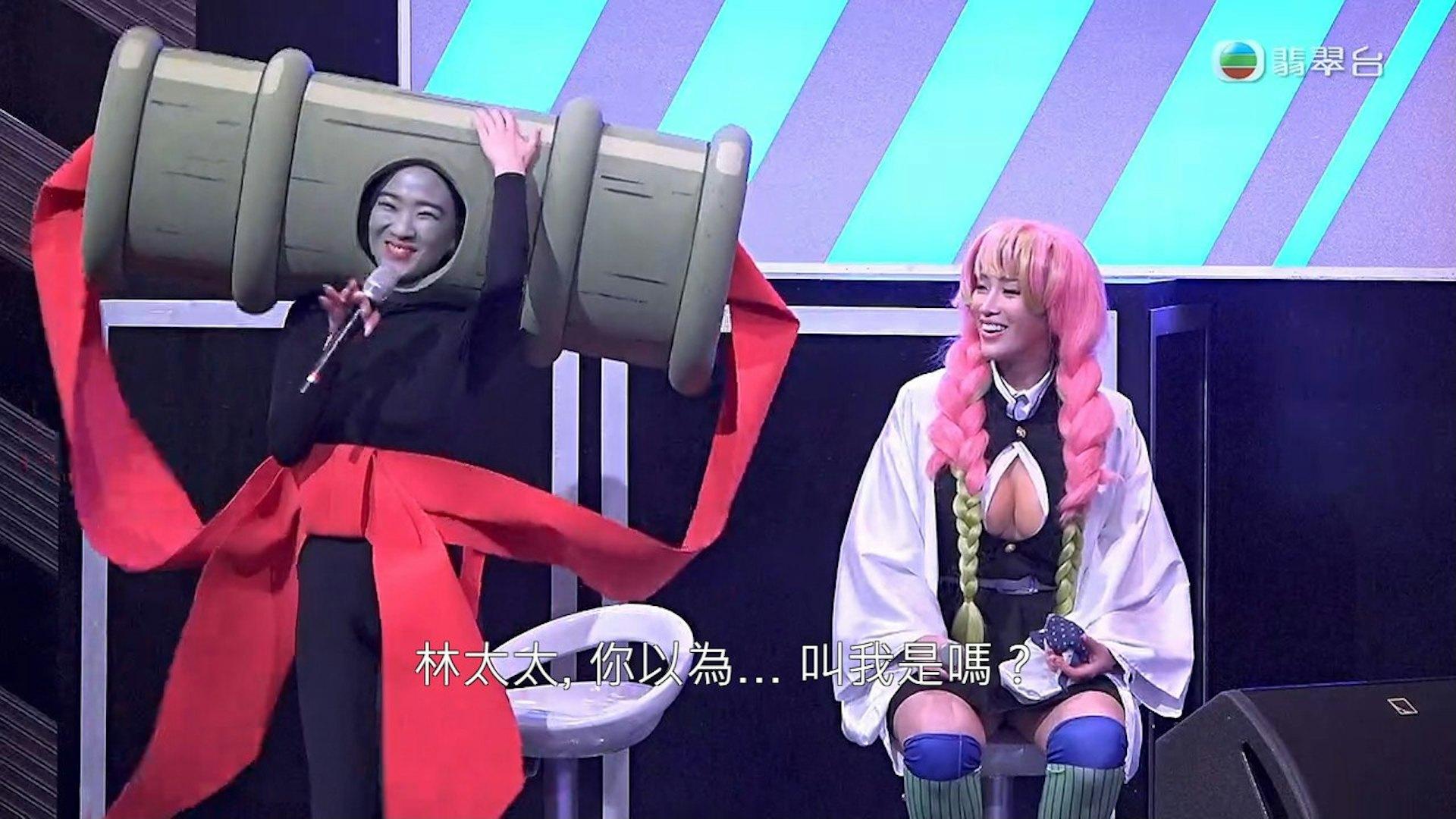 德德在節目完全零包袱。