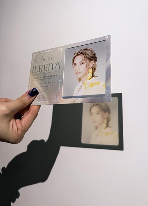 Jeremy李駿傑「Aelira - 光影之弦」生日展覽,Jeremy親筆寫給Unicorns的家書,印成不同款式Postcard。