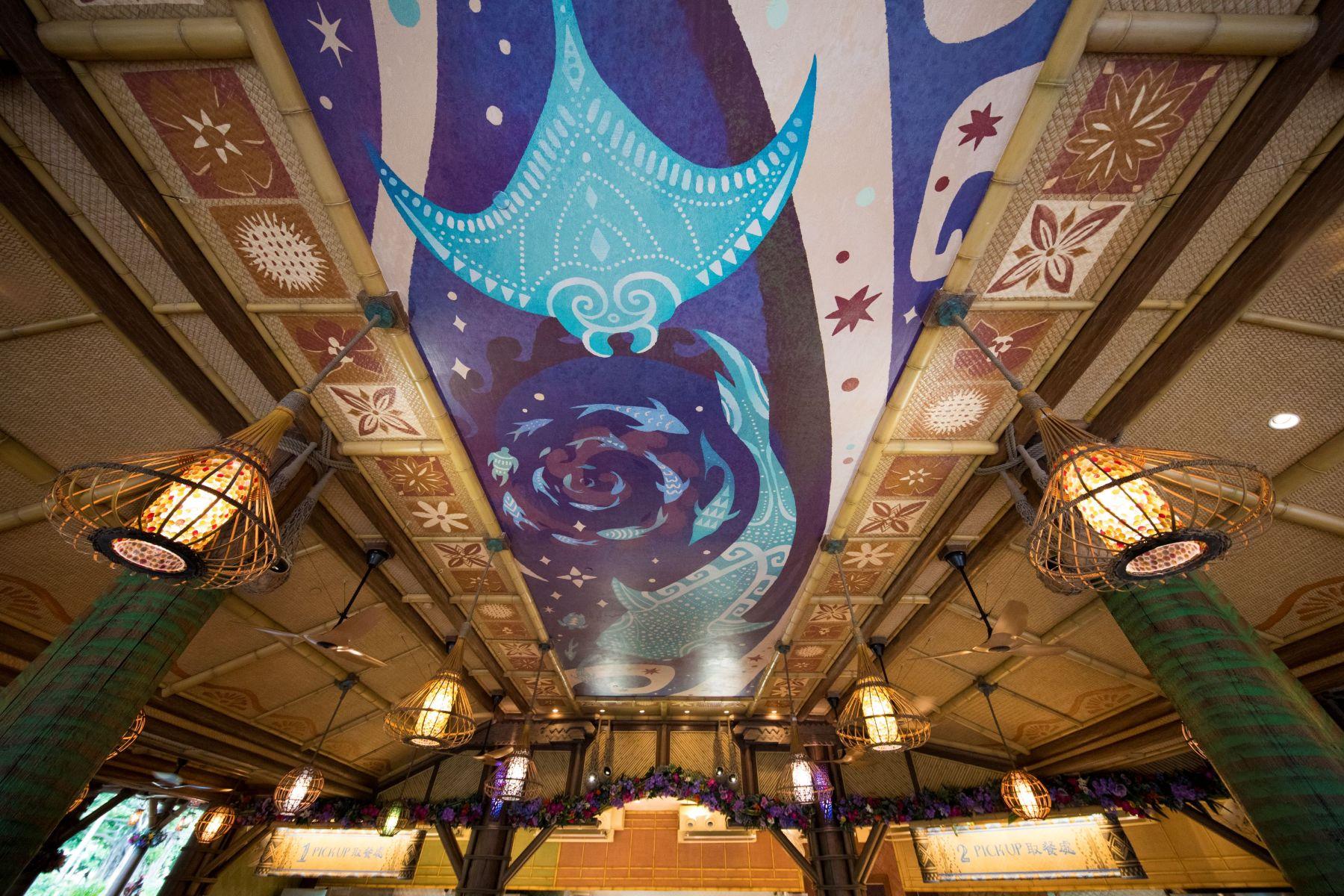 餐廳設計以《魔海奇緣》慕安娜的傳奇航海故事為靈感。