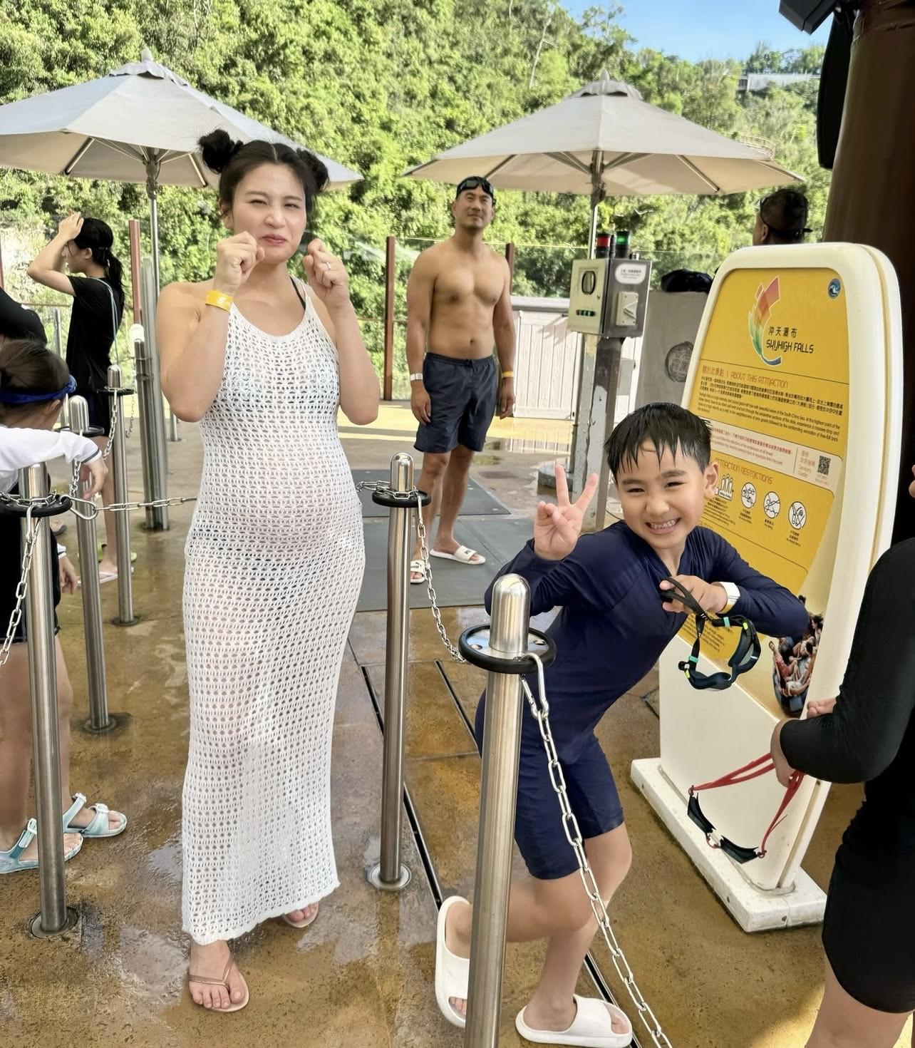 林芊妤錯手掉去兒子暑期作業 ,令兒子沒有功課交。