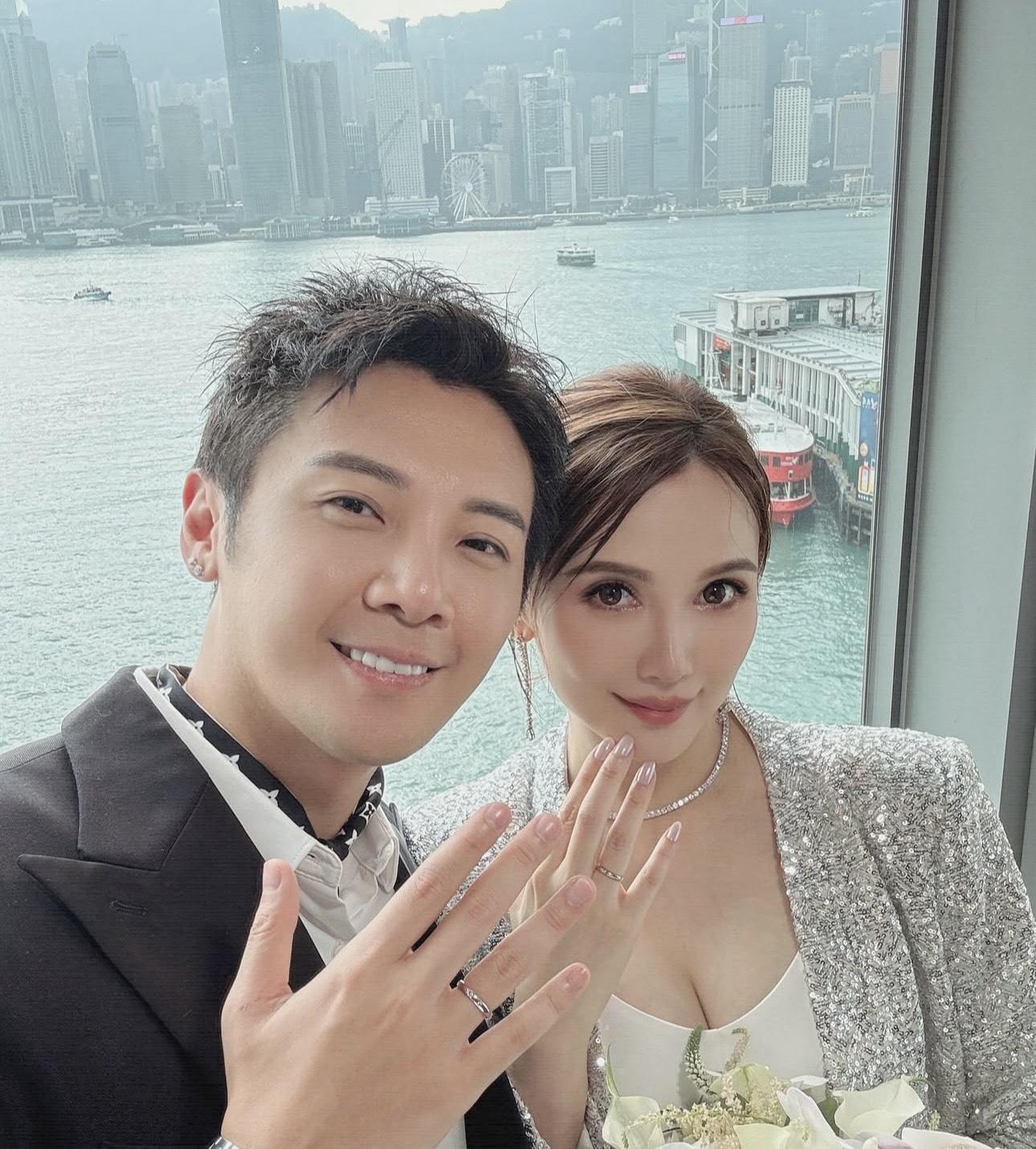 葉泓聲與前女子組合Freeze成員陳樂榣(Ally)結婚後,先下誕下二名女兒。