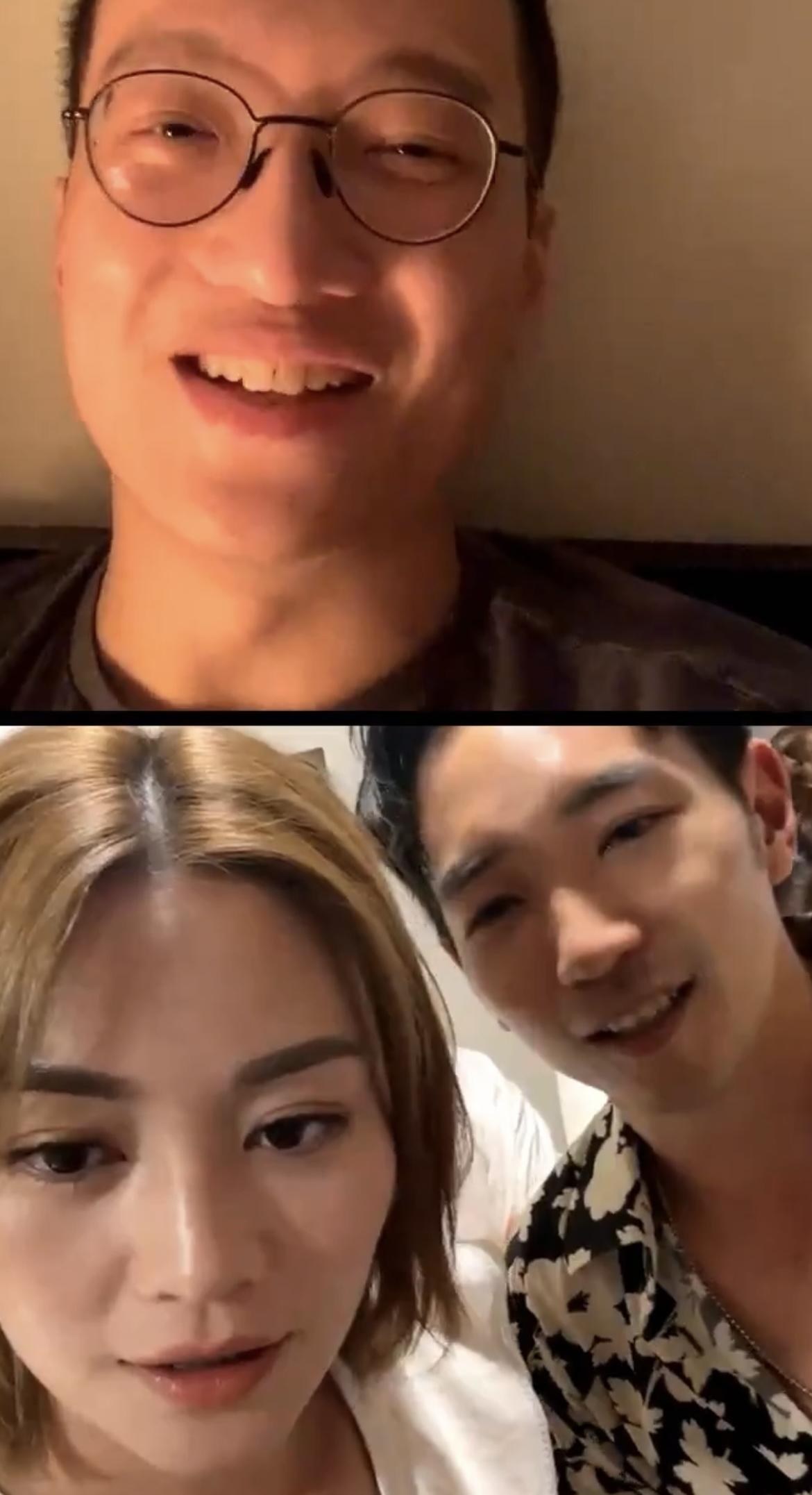 關嘉敏與Matthew的一唱一和。